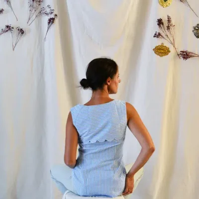 Patron couture robe, top à festons Bloom de Maison Fauve