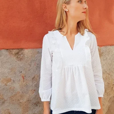 Blouse Cherry Blossom - Patron Couture PDF par Joli Lab