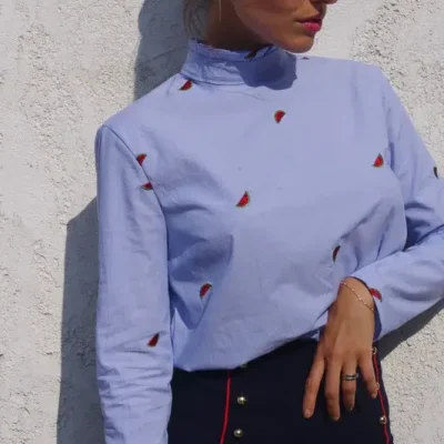 Patron couture blouse Dahlia de Maison Fauve