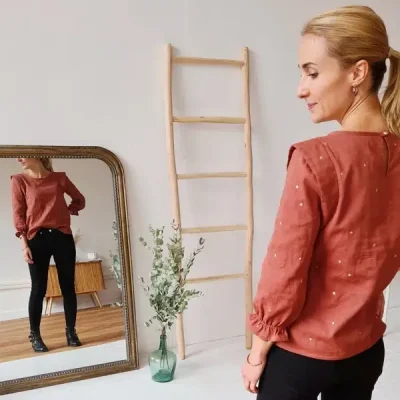 Blouse Olivia - Patron Couture PDF ou Pochette par Joli Lab