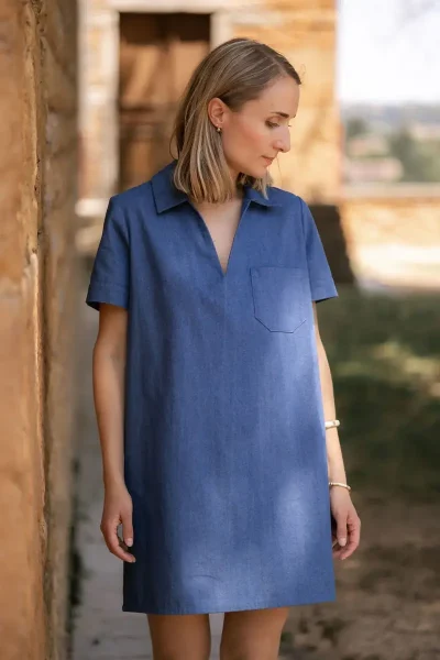 Blouse/robe Ambre - Patron Couture PDF ou Pochette par Joli Lab