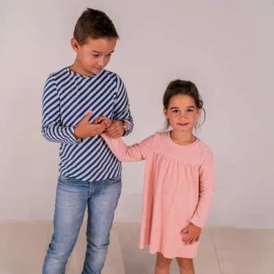 Patrons T-shirt et robe Gaston Enfant (PDF), par Petit Patron