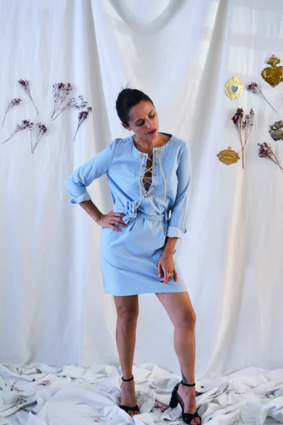 Patron couture robe saharienne Eole de Maison Fauve