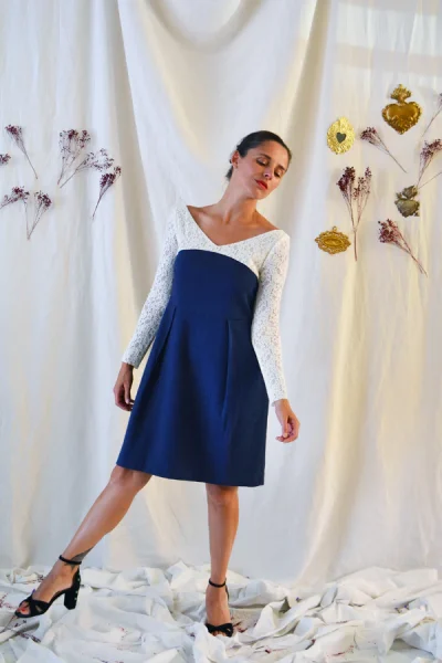 Patron couture robe Jasmin de Maison Fauve