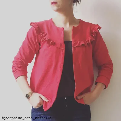 Patron gilet et veste femme IRMA MUM de Ikatee