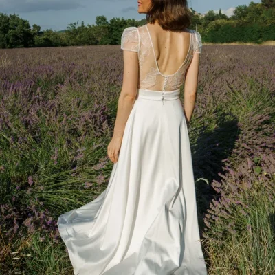 Patron de couture Jupe Bianca Apolline Patterns — Bianca est une jupe en cercle déclinable en deux longueurs : courte ou longue avec traine ( 140 cm depuis la l — à coudre soi-même — patron de couture PDF à télécharger