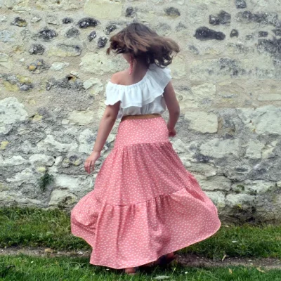 Patron couture jupe fille Miss Ivy de Maison Fauve