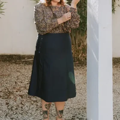 Patron couture jupe Kim de Maison Fauve