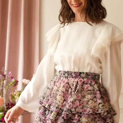 Patron de couture Jupe Maelle Apolline Patterns — MAELLE est une jupe patineuse, avec une originalité : la jupe patineuse (ou “cercle”) se déploie s — à coudre soi-même — patron de couture PDF à télécharger