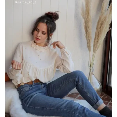 Patron blouse et robe femme LOUISE MUM par Ikatee