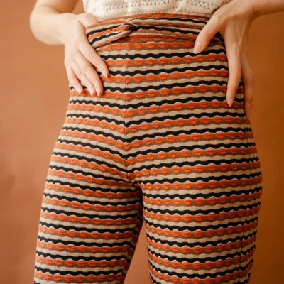 Patron de couture Pantalon Sidney Apolline Patterns — Sidney est un pantalon (ou short) en maille, chic et confortable. Son originalité ? Sa ceinture drapée ! ̵ — à coudre soi-même — patron de couture PDF à télécharger