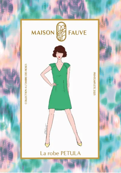 Patron couture robe Pétula, par Maison Fauve