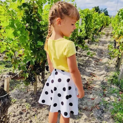 Patron robe, jupe et faux gilet Elvira enfant par Gaël and Sew