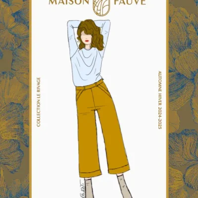 Patron couture pantalon Récif de Maison Fauve