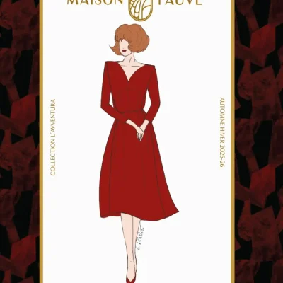 Patron couture robe Notte - Patron pochette par Maison Fauve