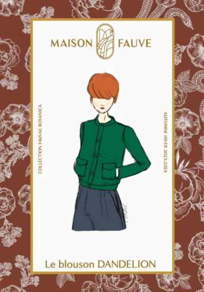 Patron couture blouson Dandelion de Maison Fauve