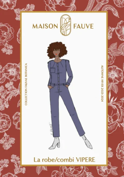 Patron combipantalon, robe Vipère, par Maison Fauve