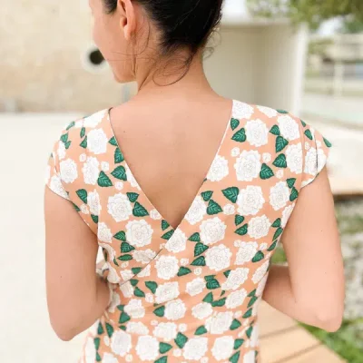 Patron couture robe, top Leaf de Maison Fauve