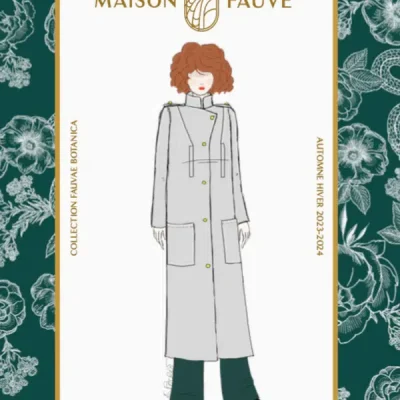 Patron couture manteau Tigris de Maison Fauve