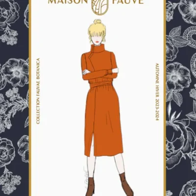 Patron couture robe, blouse Soliflore par Maison Fauve