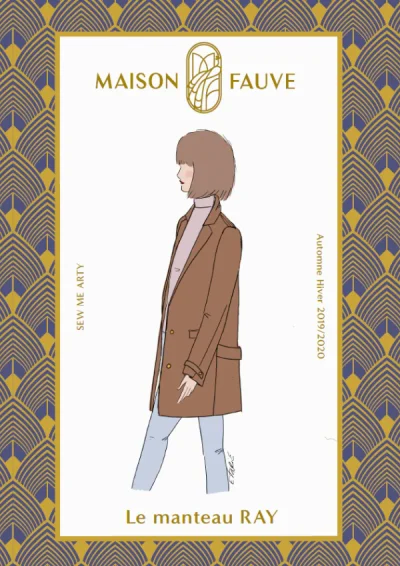 Patron manteau Ray de Maison Fauve