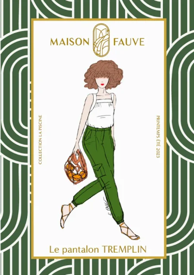 Patron couture pantalon Tremplin de Maison Fauve