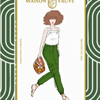 Patron couture pantalon Tremplin de Maison Fauve