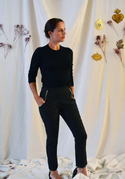 Patron couture pantalon cigarette Loulou de Maison Fauve