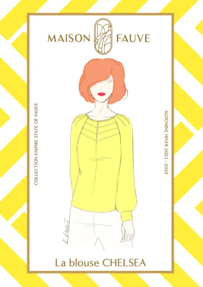 Patron couture blouse Chelsea de Maison Fauve