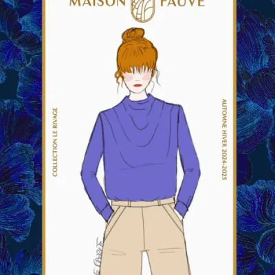 Patron couture blouse Tempête par Maison Fauve