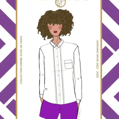 Patron couture chemise Skyline par Maison Fauve