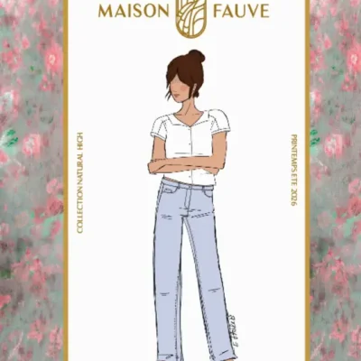 Patron couture jean Worn - Patron pochette par Maison Fauve