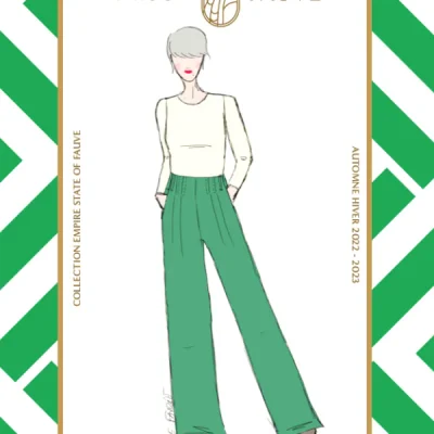 Patron couture pantalon Brooklyn de Maison Fauve