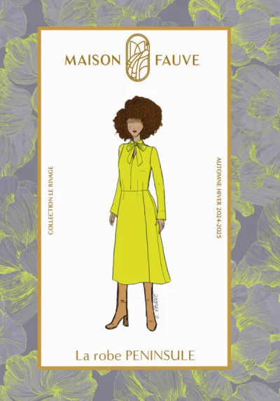 Patron couture robe Péninsule par Maison Fauve
