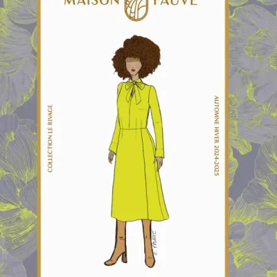 Patron couture robe Péninsule par Maison Fauve