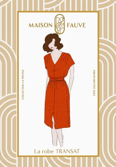 Patron couture Débutant - La robe Transat par Maison Fauve