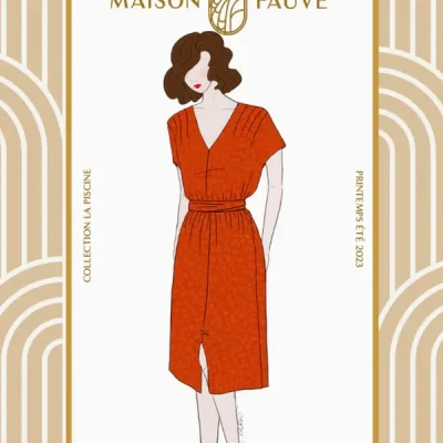 Patron couture Débutant - La robe Transat par Maison Fauve