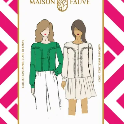 Patron blouse, robe Tribeca de Maison Fauve
