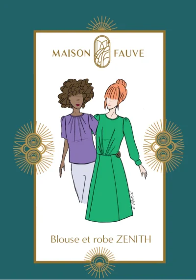 Patron robe, blouse Zénith de Maison Fauve
