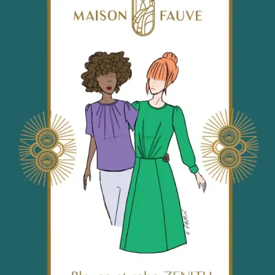 Patron robe, blouse Zénith de Maison Fauve
