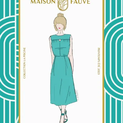 Patron couture robe Haut Vol, par Maison Fauve