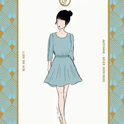 Patron robe, top Niki de Maison Fauve