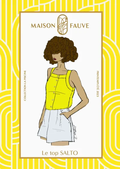 Patron couture top Salto par Maison Fauve