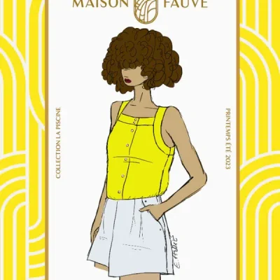 Patron couture top Salto par Maison Fauve