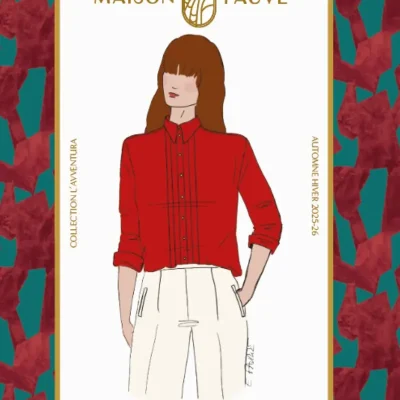 Patron couture chemisier Scala - Patron pochette par Maison Fauve