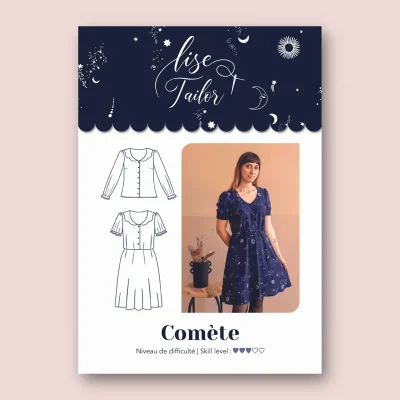 Patron de couture Robe Comète Lise Tailor