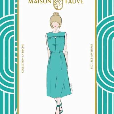 Patron couture robe Haut Vol, par Maison Fauve