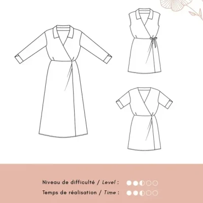 Robe Salomé - Patron Couture PDF ou Pochette par Joli Lab