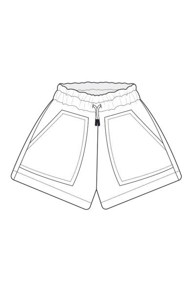 Le short Figuette, pour petite et grande fille, facile et rapide à coudre