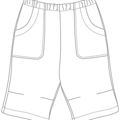 Le Short ou Bermuda pour enfant, de 2 ans à 6 ans, mixte